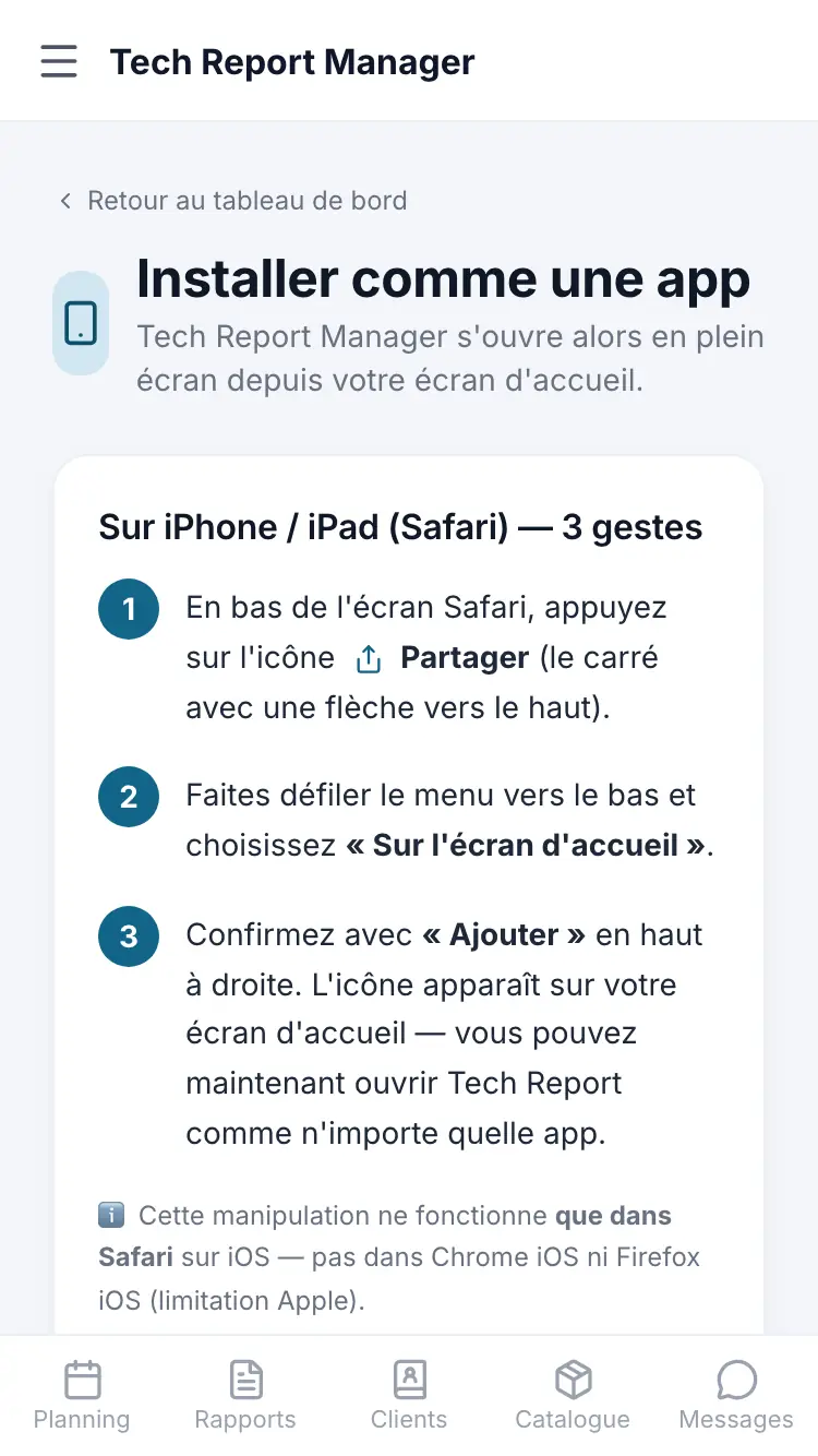 Les instructions pour votre téléphone